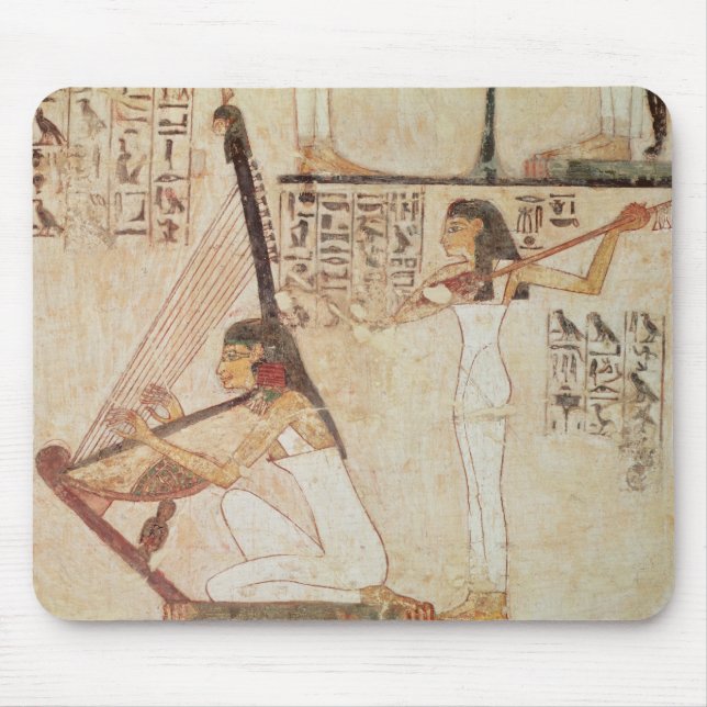 Two Musicians, from the Tomb of Rekhmire Mouse Pad (Front)