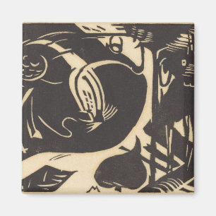 Two Mythical Animals Zwei Fabeltiere Magnet