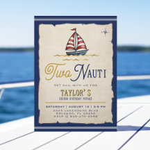 Two Nauti Sailboat 2nd Birthday Party