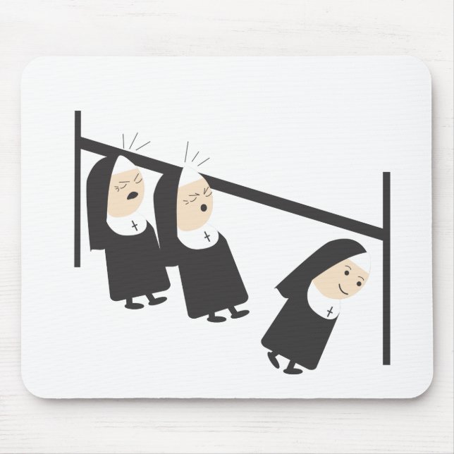 Two nuns... mouse pad (Front)
