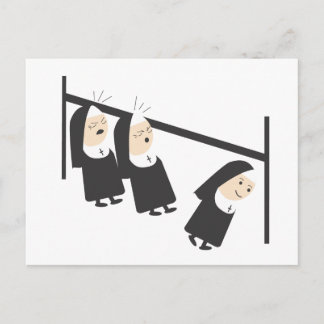 Two nuns... postcard