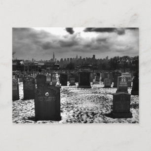 Two NY Skylines Postcard