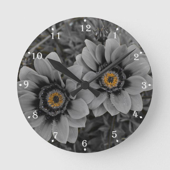 Two of a Kind Round Clock (Front)