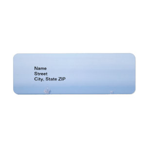 Two Oil Rigs Return Address Label