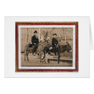 Two O'Keefe boys on donkeys (40040)