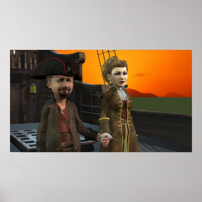 Two On Deck - Small Poster (Front)