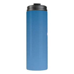 Two orange and pink balloons thermal tumbler