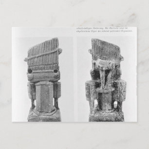 Two organs postcard