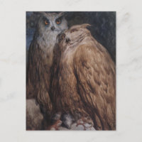 Two Owls by Gustave Dore