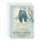 two owls in love & tree branch wedding invitations