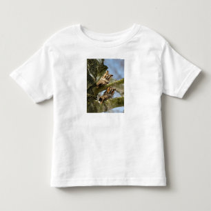 Two Owls in the Woods, birds, wildlife Toddler T-Shirt