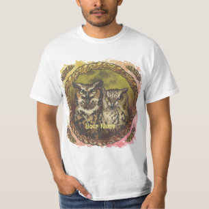Two Owls   T-Shirt