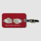 Two Oyster Luggage Tag - Design A Red