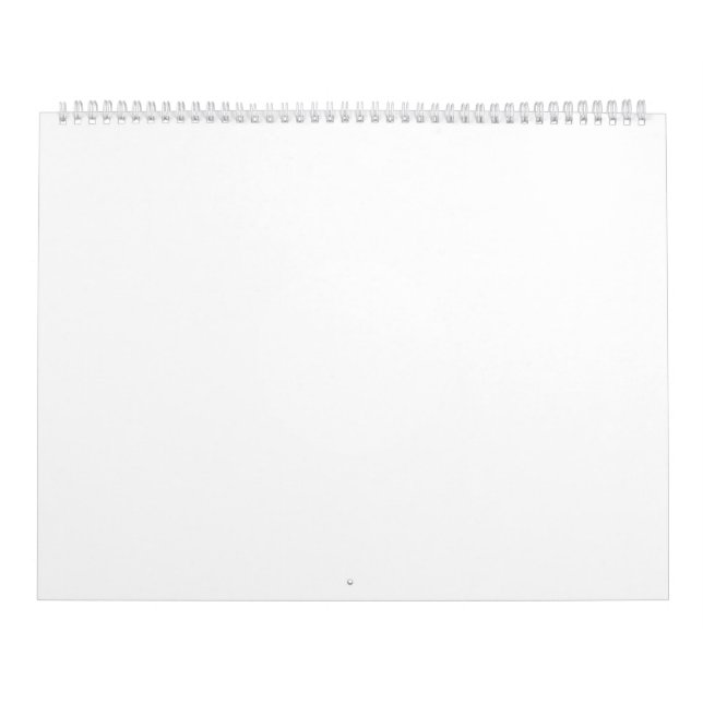 Two Page LargeCalendar, White Calendar (Cover)