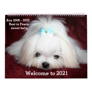 Two Page LargeCalendar, White Calendar