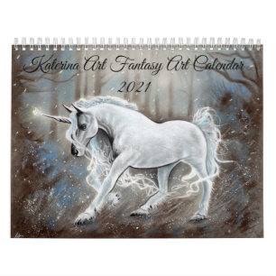 Two Page MediumCalendar, White Calendar