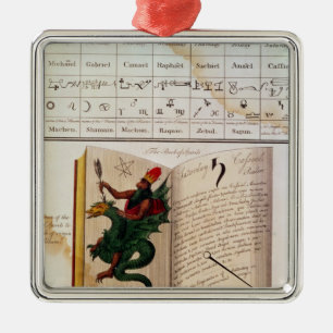 Two pages from 'The Magus' Metal Tree Decoration