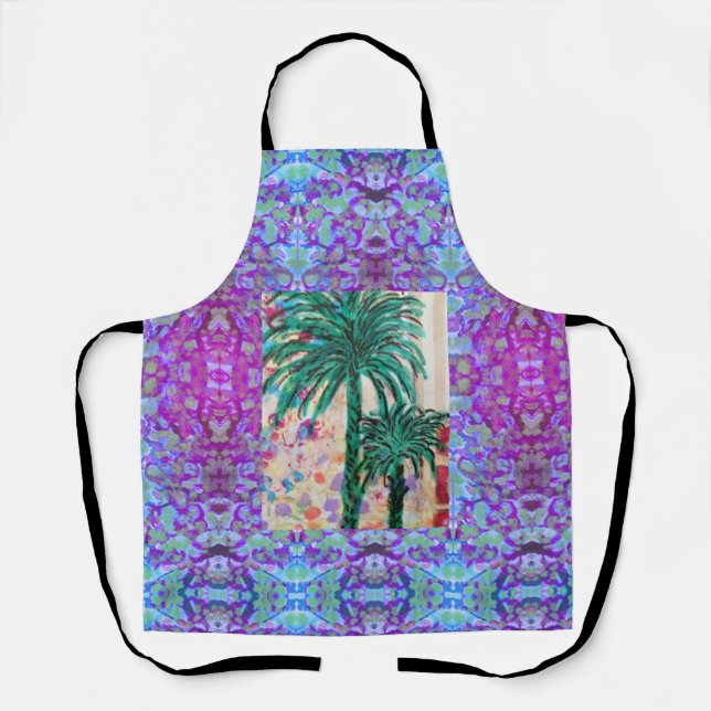 Two Palm Trees  Apron (Front)
