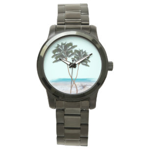 Two Palm Trees at the Shore Watch