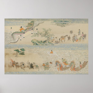 Two Panels from Scroll Poster