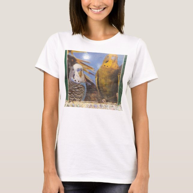 TWO PARAKEETS SHIRT (Front)