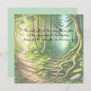 Two Paths & Quote Card