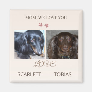 Two Paws Leave Love on Mum's Day Magnet