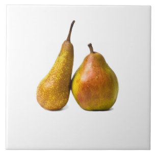 Two pears ceramic tile