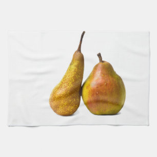 Two pears tea towel