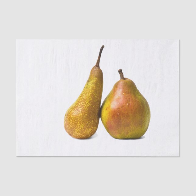 Two pears tissue paper (Front)