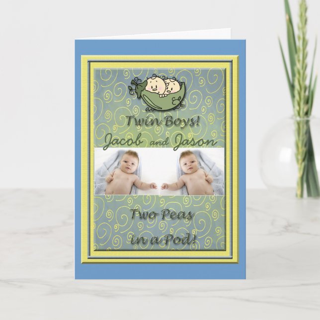Two Peas in a Pod! Announcement (Front)