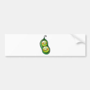 Two peas in a pod bumper sticker