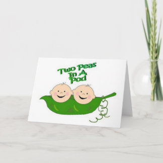Two Peas in a Pod Card