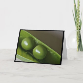 Two Peas in a Pod Card (Blank)
