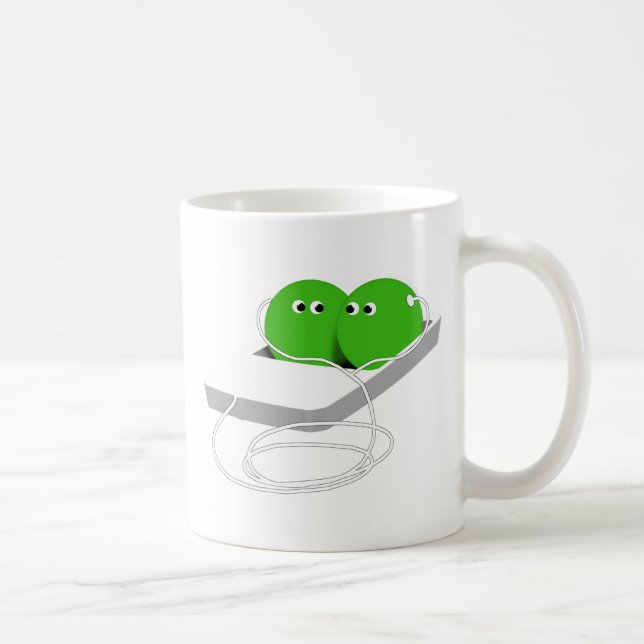 Two Peas In A Pod Coffee Mug (Right)