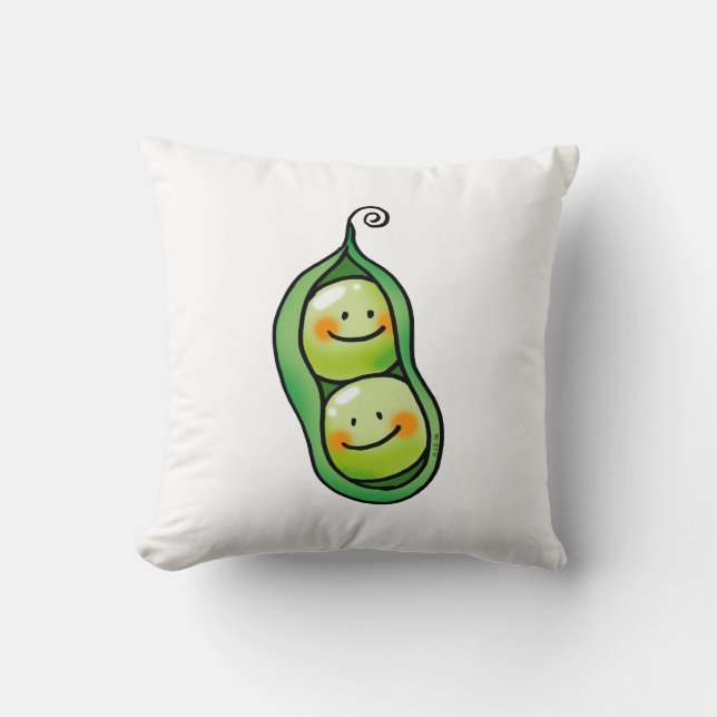 two peas in a pod cushion (Front)