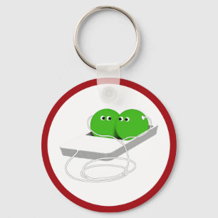 Two Peas in a Pod Key Ring