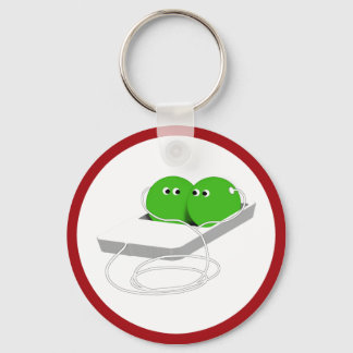 Two Peas in a Pod Key Ring