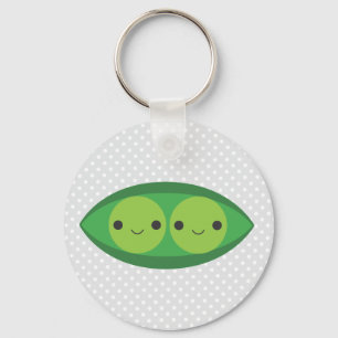 Two Peas in a Pod Key Ring
