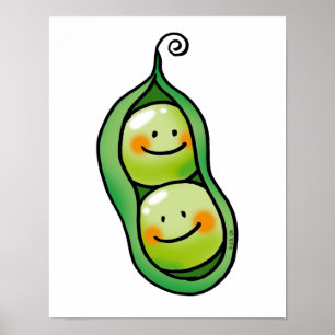 Two peas in a pod poster