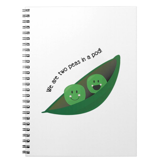 Two Peas in Pod Notebook (Front)