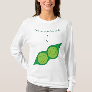 "Two Peas in this Pod" Twin Maternity Tee
