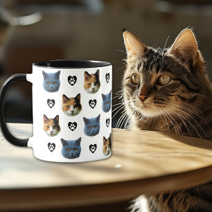 Two Pet Faces, Create Your Own Photo  Mug