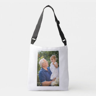 Two Photo Double Sided Create Your Own Photo  Crossbody Bag