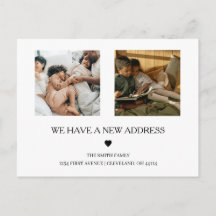 Two Photo Handwritten Text | Elegent Announcement