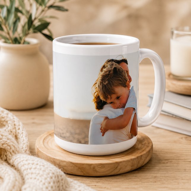 Two photo Minimalist   Large Coffee Mug (Creator Uploaded)