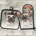 Two Photo Pet Offical Taste Tester Kitchen Oven Mitt & Pot Holder Set<br><div class="desc">two photo pet Personalised Official taste tester. Fun gift for any cooking enthusiast.</div>