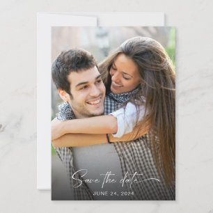Two Photo Wedding Save The Date