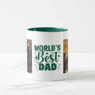 Two Photo World's Best DAD Mug