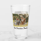 Two Photos and Personalised 16oz Pint Glass
